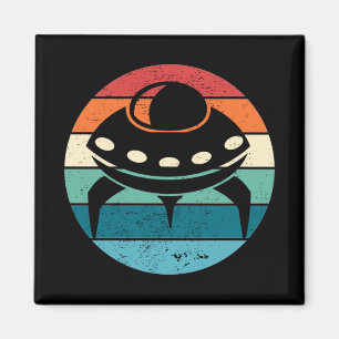 Imán UFO Retro Sunset
