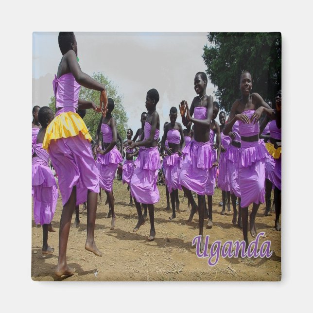 Imán UGANDA004, celebraciones culturales, África, Fridg (Frente)