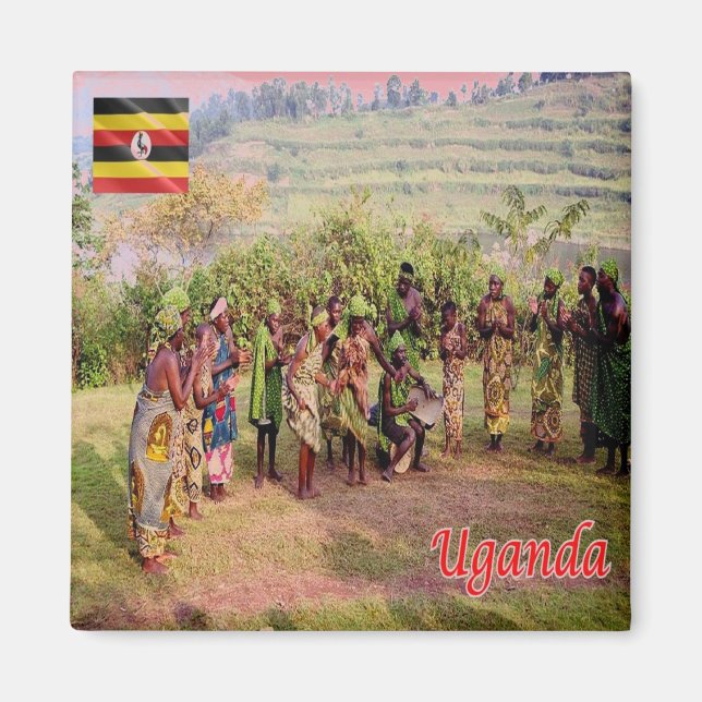 Imán UGANDA, Batwa, África, Fridge (Frente)