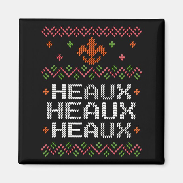 Imán Ugly Cajun Christmas Xmas New Orleans Southern Lou (Frente)