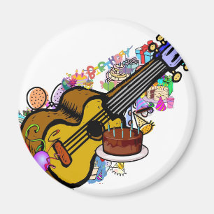 Imán uke del cumpleaños