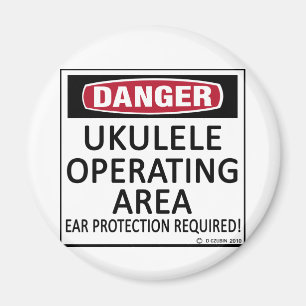Imán Ukulele del área operativa