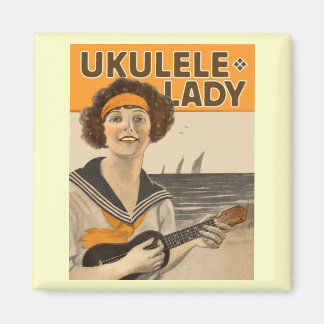 Imán Ukulele Lady #2 Magnet