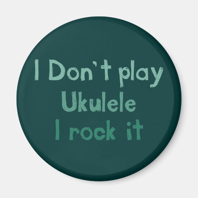 Imán Ukulele Rock It Magnet (Frente)