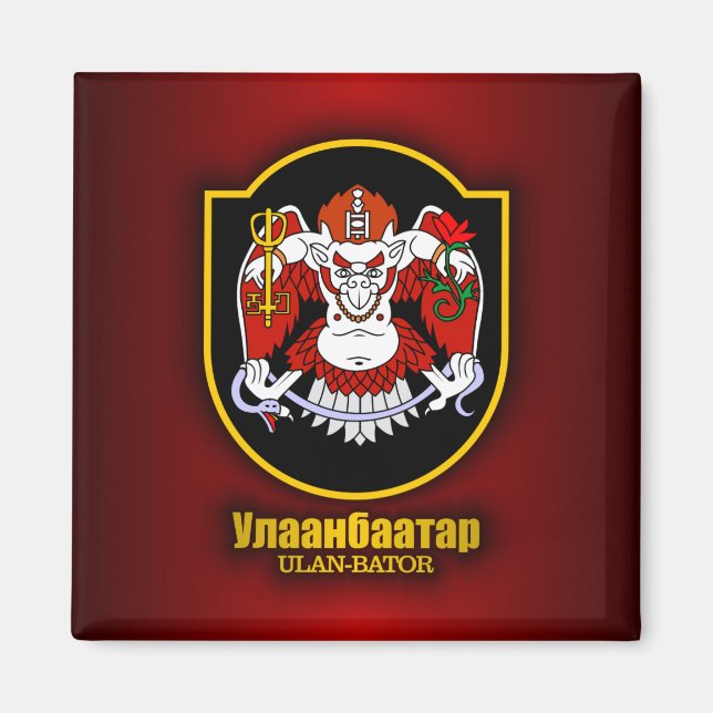 Imán Ulan Bator Emblem (Frente)
