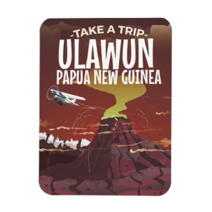 Imán Ulawun Papúa Nueva Guinea poster personalizado vin