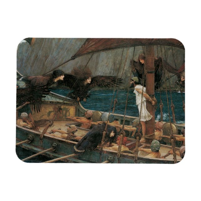 Imán Ulises y las sirenas de John William Waterhouse (Horizontal)