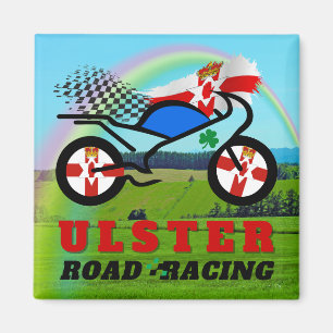 Imán Ulster Motorcycle Road Carreras
