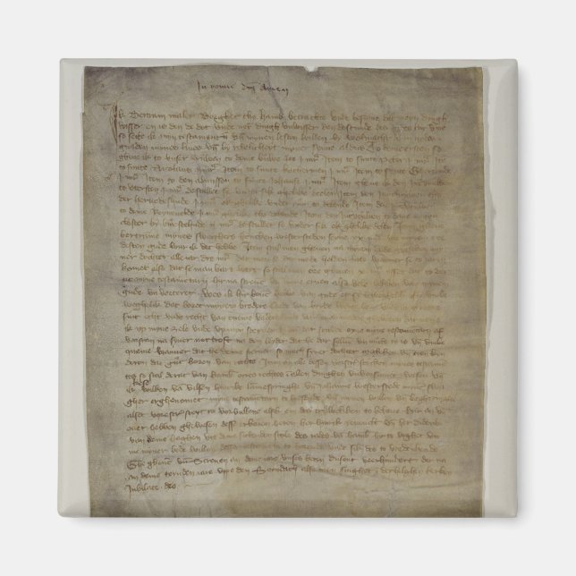 Imán Última voluntad y testamento del artista (Frente)