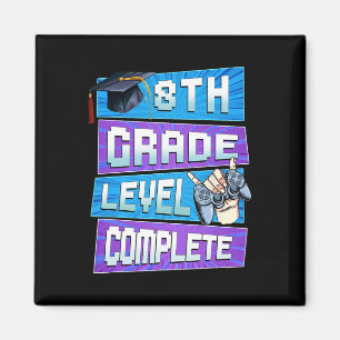 Imán Último Día De 8º Grado Graduación Completa Bo
