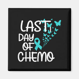 Imán Último Día De Cáncer De Ovario De Tee Gráfica De Q