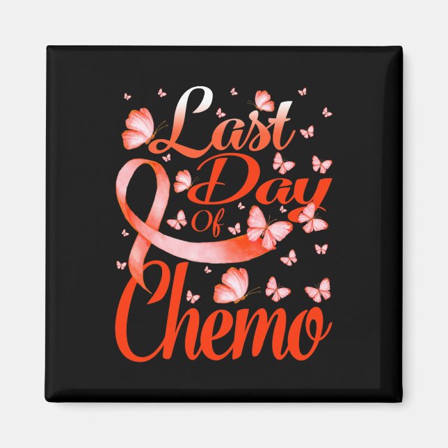 Imán Último Día De Chemo RSD CRPS Conciencia Mariposa (Frente)