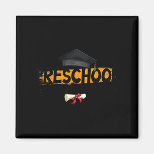 Imán Último día de clases graduación de preescolar maes