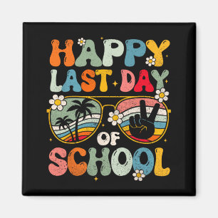 Imán Último Día De Graduación Escolar Profesor Groovy E