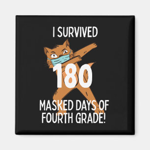 Imán Último Día De La Escuela 180 Días De Cuarto Grado
