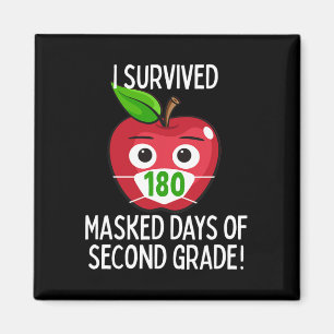 Imán Último Día De La Escuela 180 Días De Segundo Grado