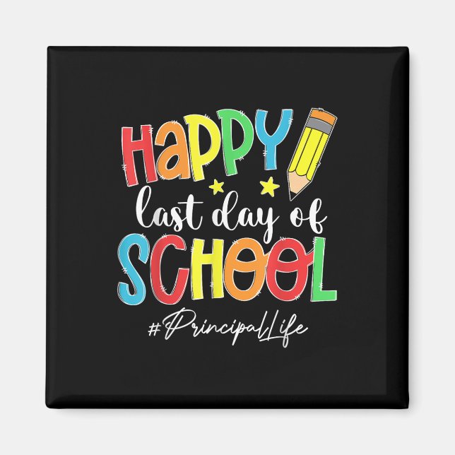 Imán Último Día De La Escuela Principal Vida Final Del  (Frente)