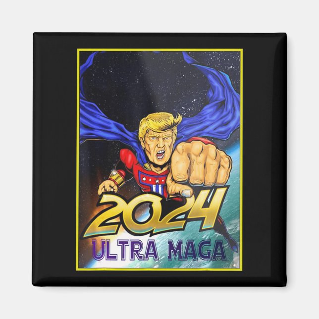 Imán Ultra MAGA Fun Pro Trump Maga Super Ultra Maga (Frente)