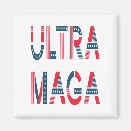 Imán Ultra MAGA Trump Patriótico Republicano Conservado