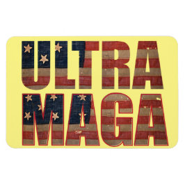 Imán Ultra MAGA Trump Supporter 💡 grande de nuevo EE.U