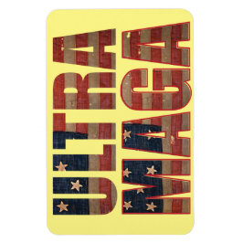 Imán Ultra MAGA Trump Supporter 💡 grande de nuevo EE.U