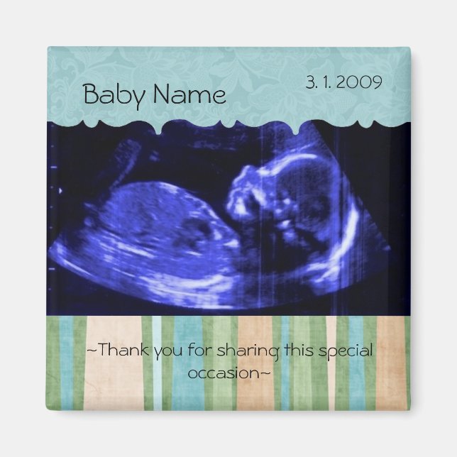 Imán ultrasoundbluebaby (Frente)