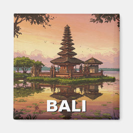 Imán Ulun Danu Temple Bali Indonesia Magnet