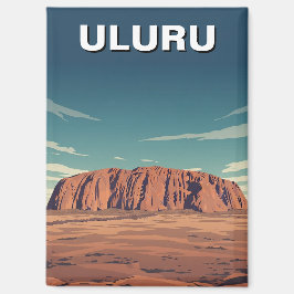 Imán Uluru Australia Travel