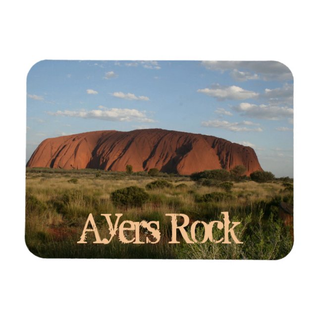 Imán Uluru, Ayers Rock Australia Magnet (Horizontal)