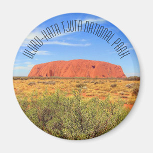 Imán uluru kata tjuta azul