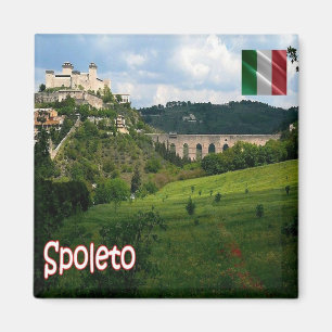 Imán UMB010 SPOLETO, Panorama, Umbría, Italia, Fridge