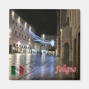 Imán UMB027 FOLIGNO, Plaza República, Umbría, Frigorífi
