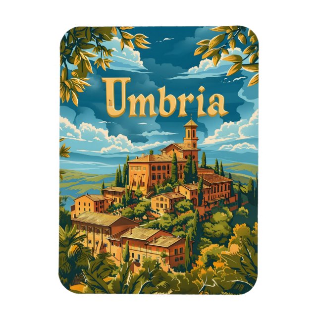 Imán Umbria Italia (Vertical)