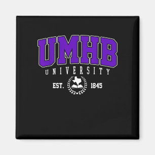 Imán UMHB de Tecnología Arch Retro para Hombres Mujeres