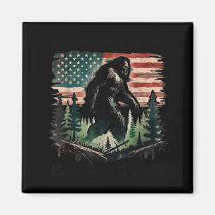 Imán Un abuelo como es difícil de encontrar Bigfoot Día