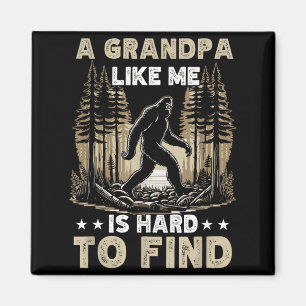 Imán Un abuelo como Is Hard To Find Bigfoot Papá Día de