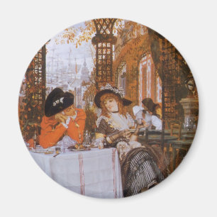 Imán Un almuerzo (Le Dejeuner) de James Tissot