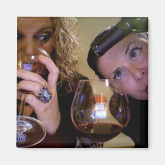 Imán Un Amigo SIEMPRE Llena Un Vaso Medio