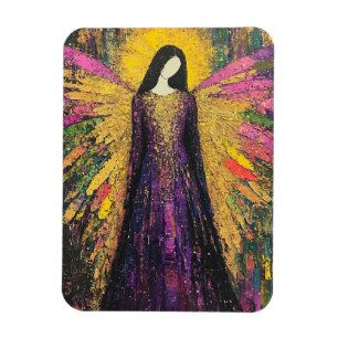 Imán Un Ángel Colorido