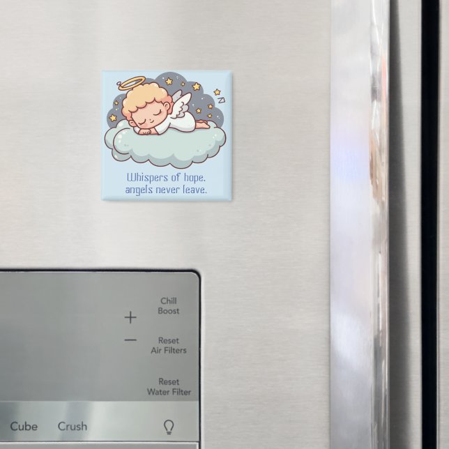 Imán Un ángel de reposo (In situ (nevera))