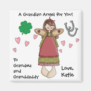 Imán ¡Un ángel guardián para ti!