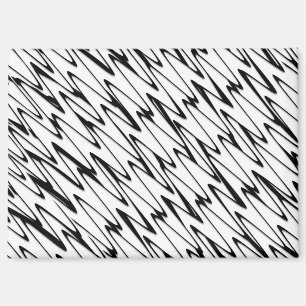 Imán Un arte moderno abstracto de línea enérgica