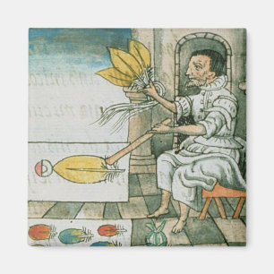 Imán Un artesano de plumas aztecas