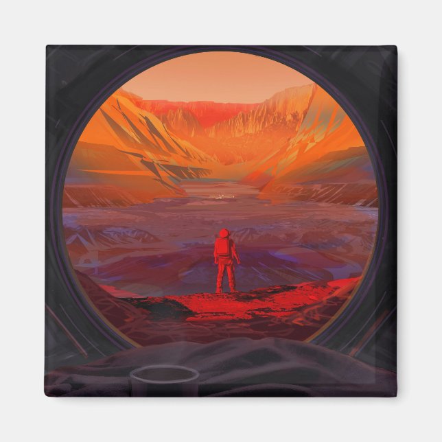 Imán Un Astronauta En Marte (Frente)