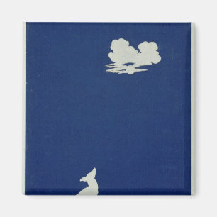 Imán Un aullido de perro en la luna