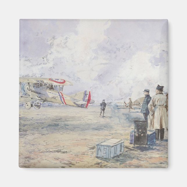 Imán Un avión despegando, 1913 (Frente)