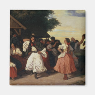 Imán Un banquete de la boda del pueblo