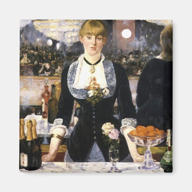 Imán Un bar en el Folies-Bergère (Frente)