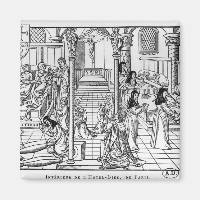 Imán Un barrio en el Hotel-Dieu, París (Frente)