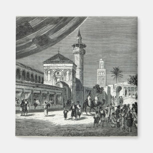 Imán Un bazar en Túnez